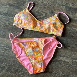 Floral swimsuit from target. Both size small.